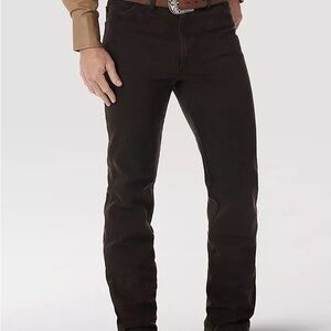 Men's Cowboy Cut Slim Fit in Black Chocolate
